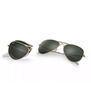 RB3479 foldable aviators from Ray Ban